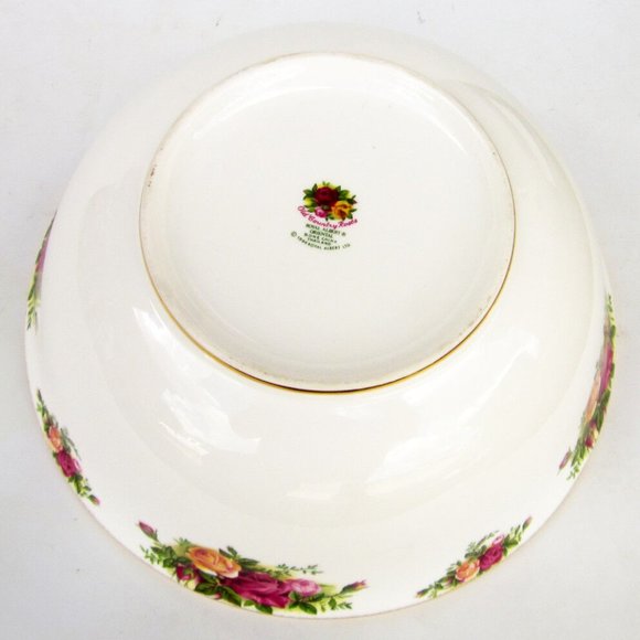 ROYAL ALBERT OLD COUNTRY ROSE LARGE SALAD BOWL 9" - Picture 2 of 2